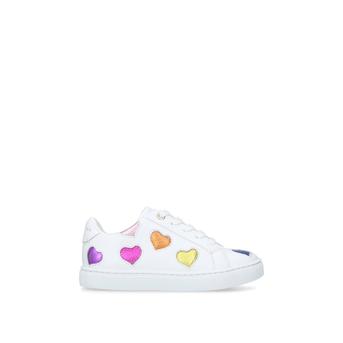 Mini Lane Love Kids Rainbow Hearts Low Top Trainer Ages 2-7 from Kurt Geiger London