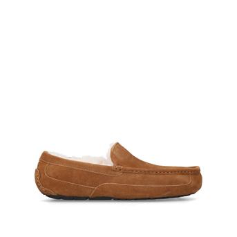Mens Ascot Brown Suede Slippers from UGG