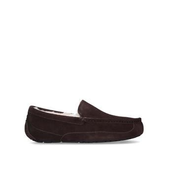 Mens Ascot Brown Suede Slippers from UGG
