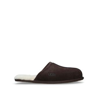 Men S Scuff Dark Brown Suede Slippers from UGG