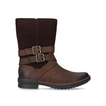 Lorna Boot Brown Calf Boot With Double Buckle from UGG