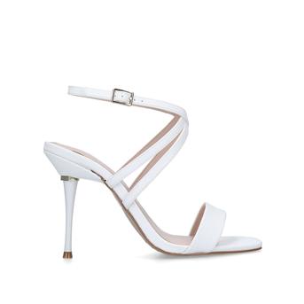 Goldi White Strappy Stiletto Heel Sandals from Carvela