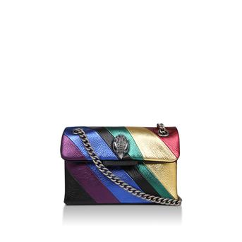 Mini Stripe Kensington Rainbow Stripe Mini Shoulder Bag from Kurt Geiger London