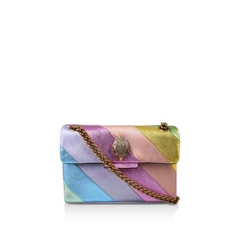 Mini Kensington Rainbow Stripe Mini Shoulder Bag from Kurt Geiger London