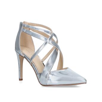 Zorever Metallic Silver Stiletto Heel Courts from Nine West