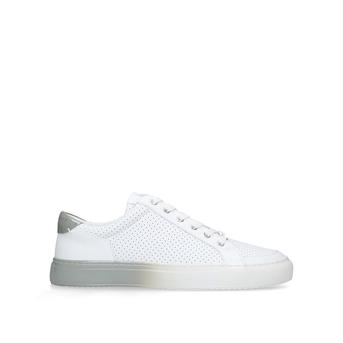 Southgate White Leather Low Top Trainers from Kurt Geiger London