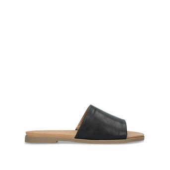Rogue2 Black Flat Sandals from KG Kurt Geiger