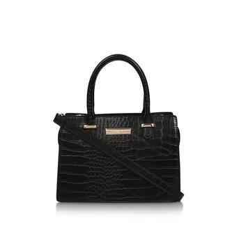 Chilly Cross Body Black Croc Effect Cross Body Bag from Carvela