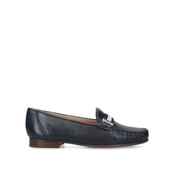 Charlie Navy Leather Loafers from Carvela Comfort