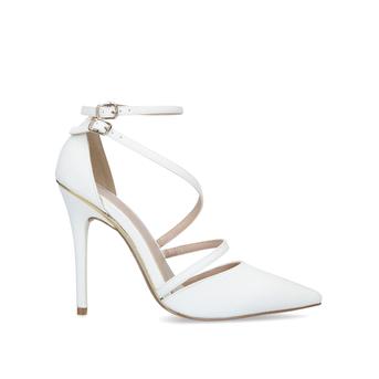 Krafty White Stiletto Heel Court Shoes from Carvela