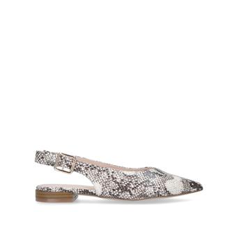 Milly Snake Print Slingback Flats from Carvela