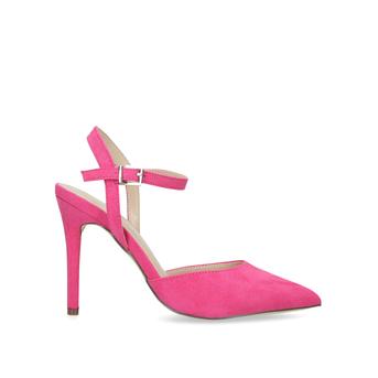 Jackal Pink Suedette Stiletto Heel Court Shoes from Nine West