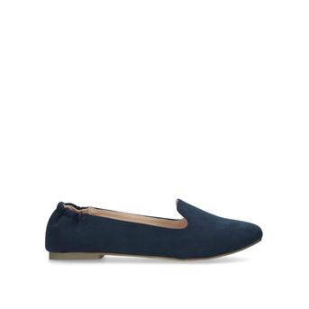 Starling Navy Suedette Slip On Ballerina Pumps from Nine West