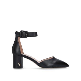 Burlington Black Block Heeled Court Shoes from Kurt Geiger London
