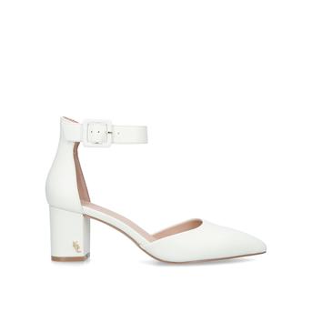 Burlington Bone Leather Block Heel Courts from Kurt Geiger London