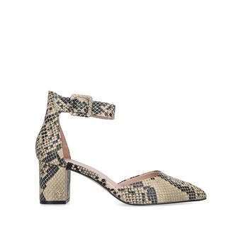 Burlington Snake Print Block Heel Court Shoes from Kurt Geiger London