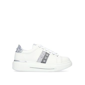 Jubilate White Lace Up Embellished Chunky Traniers from Carvela