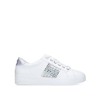Jazzier White Embellished Low Top Trainers from Carvela