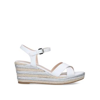 Swoon White Espadrille Wedge Sandals from Carvela