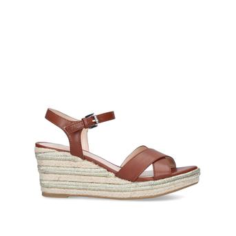 Swoon Tan Espadrille Wedge Sandals from Carvela