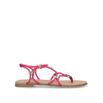 Acer Pink Embellished Flat Sandals from Carvela