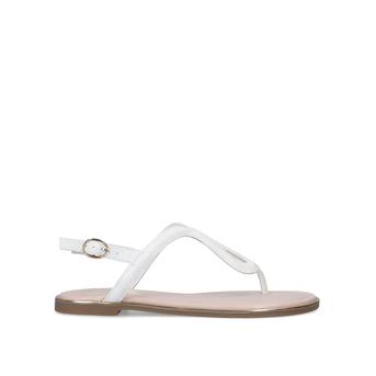 Act White Flat Sandals from Carvela