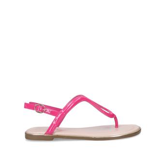 Act Fuchsia Pink Flat Sandals from Carvela
