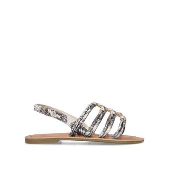 Birkby Snakeskin Flat Sandals from Carvela