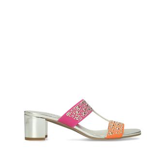 Lozza Embellished Block Heel Mule Sandals from Carvela Comfort