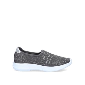 Carla Grey Embellished Slip On Trainers from Carvela Comfort