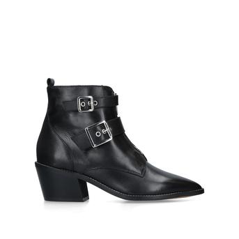 Sacrement Black Leather Cuban Heel Boots from Carvela
