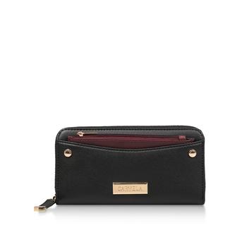 Alia Pocket Detail Wallet Black Zip Around Purse from Carvela
