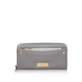 Alia Pocket Detail Wallet Grey Zip Around Purse from Carvela