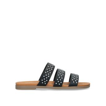 Rascal Black Studded Strappy Sliders from KG Kurt Geiger