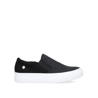 Kady Black Slip On Trainers from Miss KG