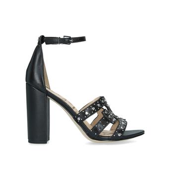 Yasha Black Leather Studded Heeled Sandals from Sam Edelman