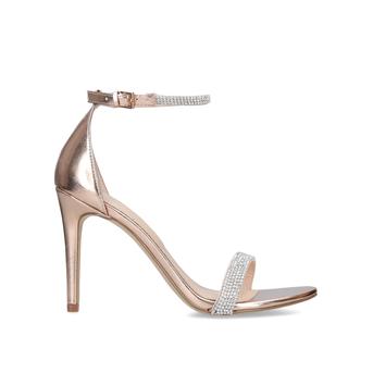 Aroclya Gold Embellished Stiletto Heeled Sandals from Aldo