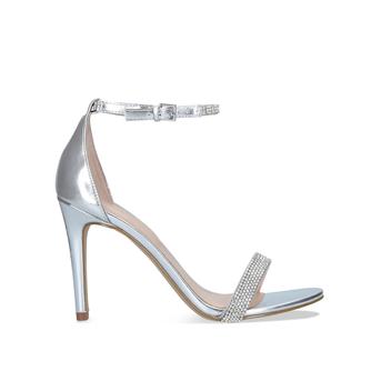 Aroclya Silver Embellished Stiletto Heel Sandals from Aldo