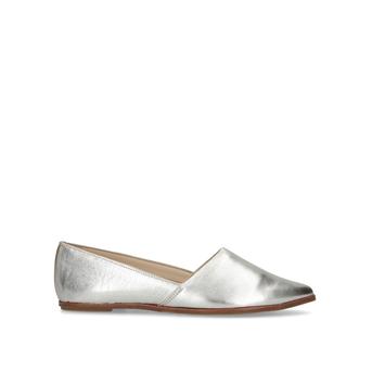 Blanchette Metallic Silver Ballerina Shoes from Aldo