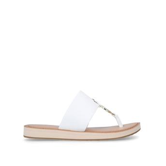 Yilania White Flat Sandals from Aldo