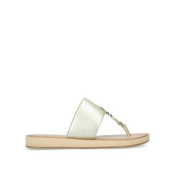 Yilania Gold Flat Sandals from Aldo