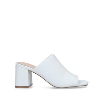 Ybyssa White Block Heel Mules from Aldo
