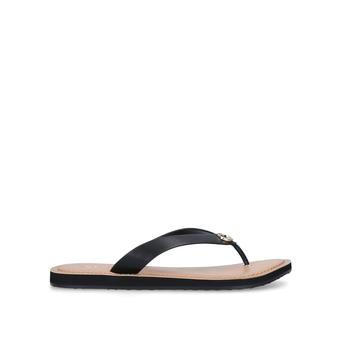 Lascala Black Flat Sandals from Aldo