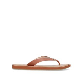 Lascala Brown Flat Sandals from Aldo