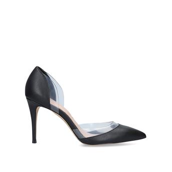 Paven Black Perspex Court Shoes from Aldo