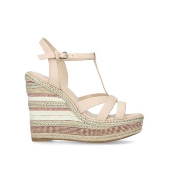 Nydaycia Rust Embellished Espadrille Wedge Sandals\n from Aldo