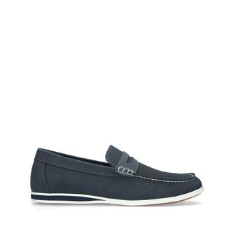 Rearwen Penny Boat Shoe Navy Slip On Loafers from Aldo