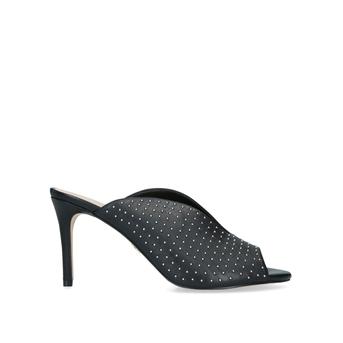 Broadwick Stud Black Studded Mid Heel Mules from Kurt Geiger London