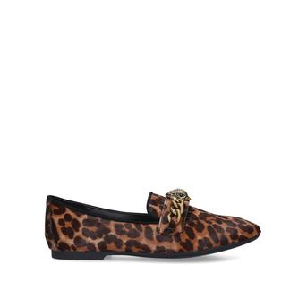 Chelsea Loafer Leopard Print Eagle Embellished Loafers from Kurt Geiger London
