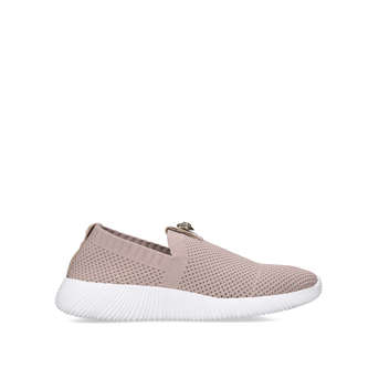 Women's Trainers | Metallic & White Leather Trainers | Kurt Geiger ...